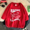 Respect The Ocean Protecting Whales Print Mans T-Shirts Fitting Oversized T-Shirt Leisure Soft Tshirt Pleasure Breathable Tops