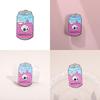 Cartoon Stylish Soda Can Design Alloy Brooch Wonderful Skull Head Pin Accessory For Fashion Statements