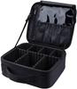 GOCART WITH G LOGO Professional Travel Makeup Bag Cosmetic Cases Organizer Portable Storage Bag (10 INCH Black)