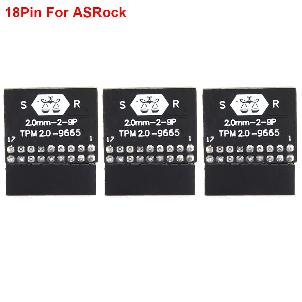 10-1PCS TPM 2.0 Encryption Security Module Board 4GB For ASUS ASRock MSI ASRock GIGABYTE LPC 14/18/20 Pin Motherboards Card