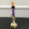 Halloween Party Supplies Horror Grip LED Candle Lamp Skeleton Hand Decor Props 1 Pc