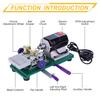 Small Household 300W Infinitely Variable Speed Pearl Buddha Bead Drilling and Punching Machine 15000rpm Drilling and Jewelry Kit