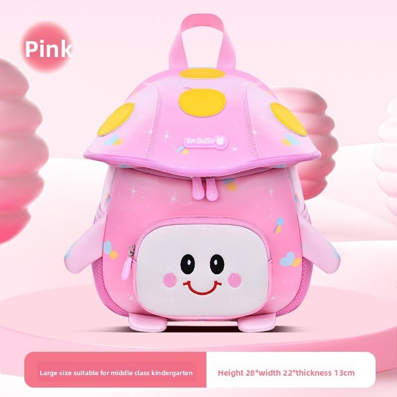 Kids School Backpack With Breathable Air Cushion Straps For Kindergarten Boys And Girls