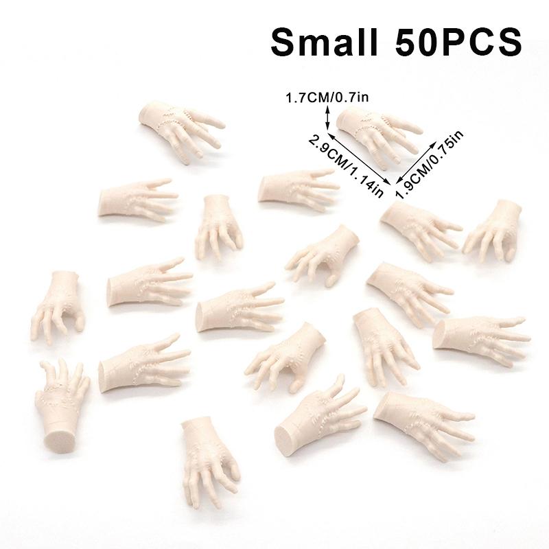 Halloween Horror Prank Toy Skeleton Hand Ornaments - Realistic Artificial Limbs For Halloween And Party Decorations