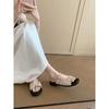 Sheepskin Version~ Small Buckle With Vacation Casual Flat-Bottomed Slippers, Women'S Summer Wear Beach Cool Slippers