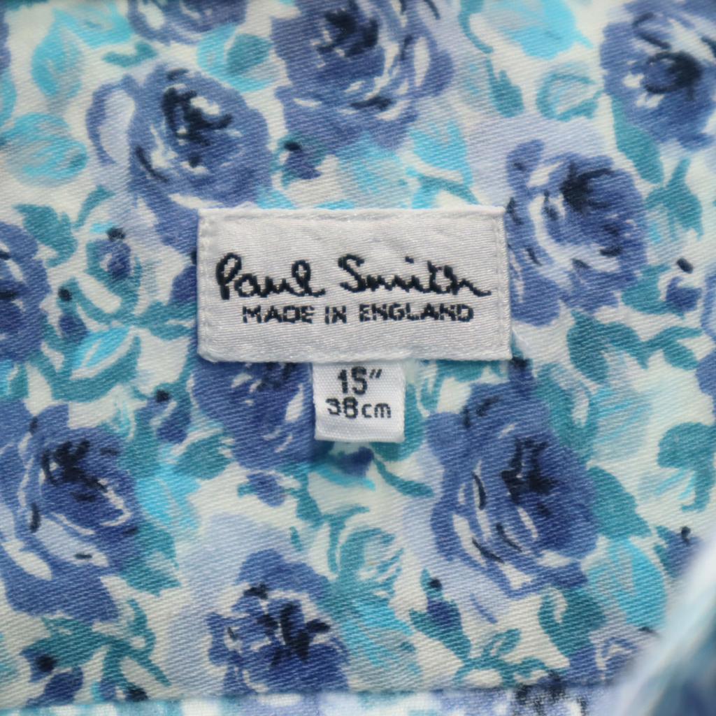 Paul Smith Long Sleeve Shirt 15 Blue Men's Used