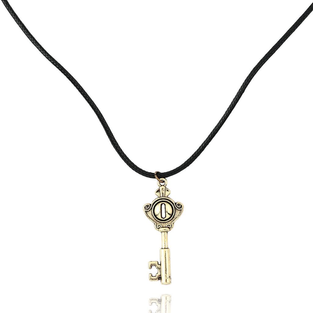 The Owl House Vintage Eye Key Design Alloy Pendant Necklace For Fans And Collectors