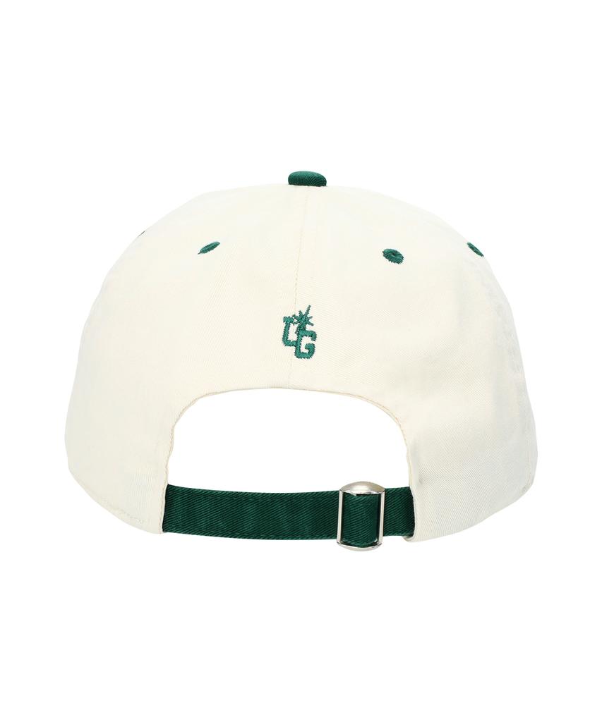 Yunibeoseugameonteu Ug Two-Tone Logo Washed Cap_Green