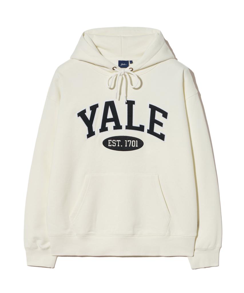 Two-Tone Arch Hoodie_Ivory