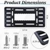 License Plate Bracket Holder, Front License Plate Bracket, No Drill Front Plate Mount, Licenses Plates Brackets Bumper, Car Frame Mount Adapter With