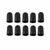 10Pcs Black Plastic Tire Valve Stem Cover Caps for TR20008 TPMS Universal Tire Valve Long Car, Truck, SUV, Bike, Motorcycle