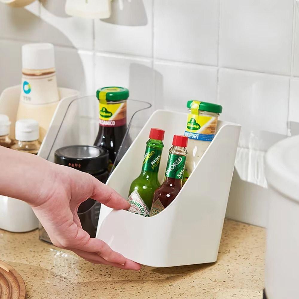 Under Hanging Kitchen Seasoning Storage Box Space-saving Makeup Cotton Storage Rack  Wall Wardrobe