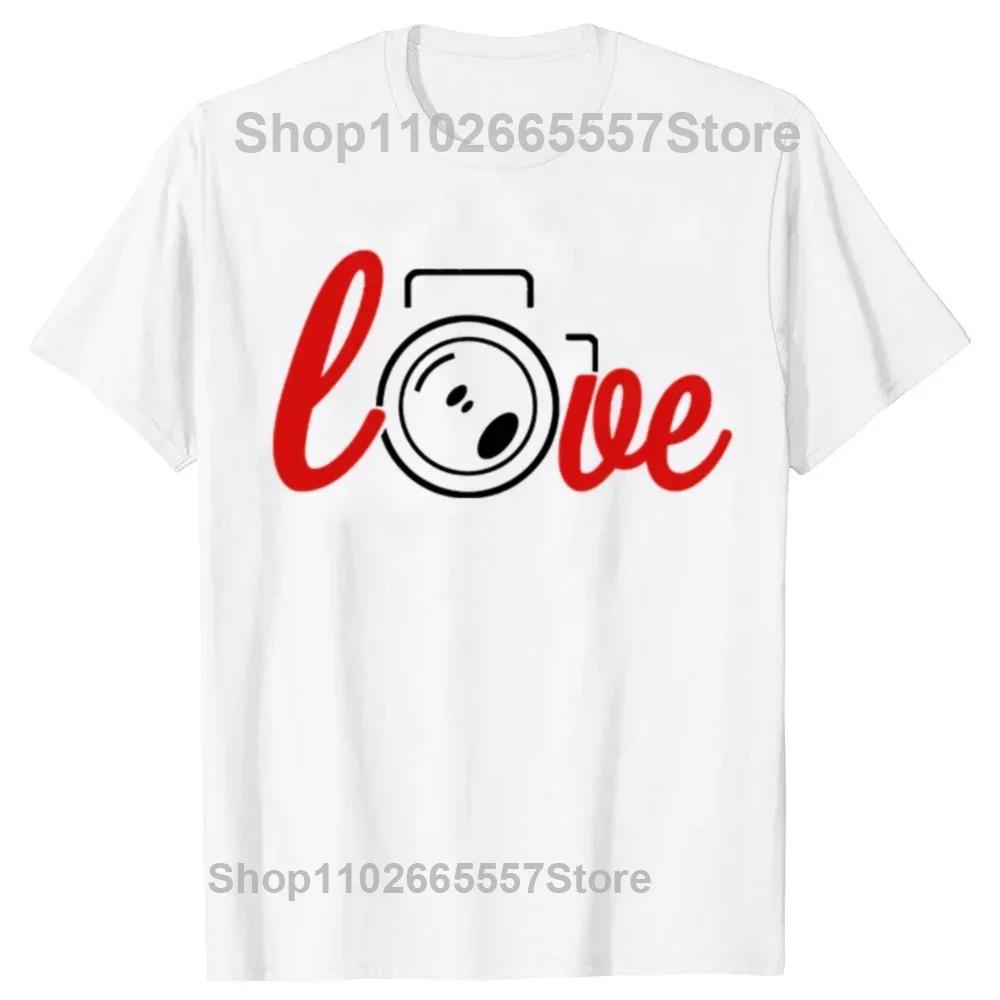 Funny Photographer Professional Photography Camera Menu T Shirts Summer Graphic Cotton Streetwear Short Sleeve Gifts T-shirt Men