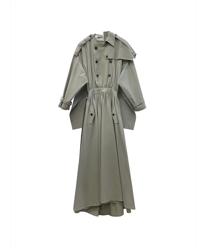 Meuameu Signature Trench Coat Dress