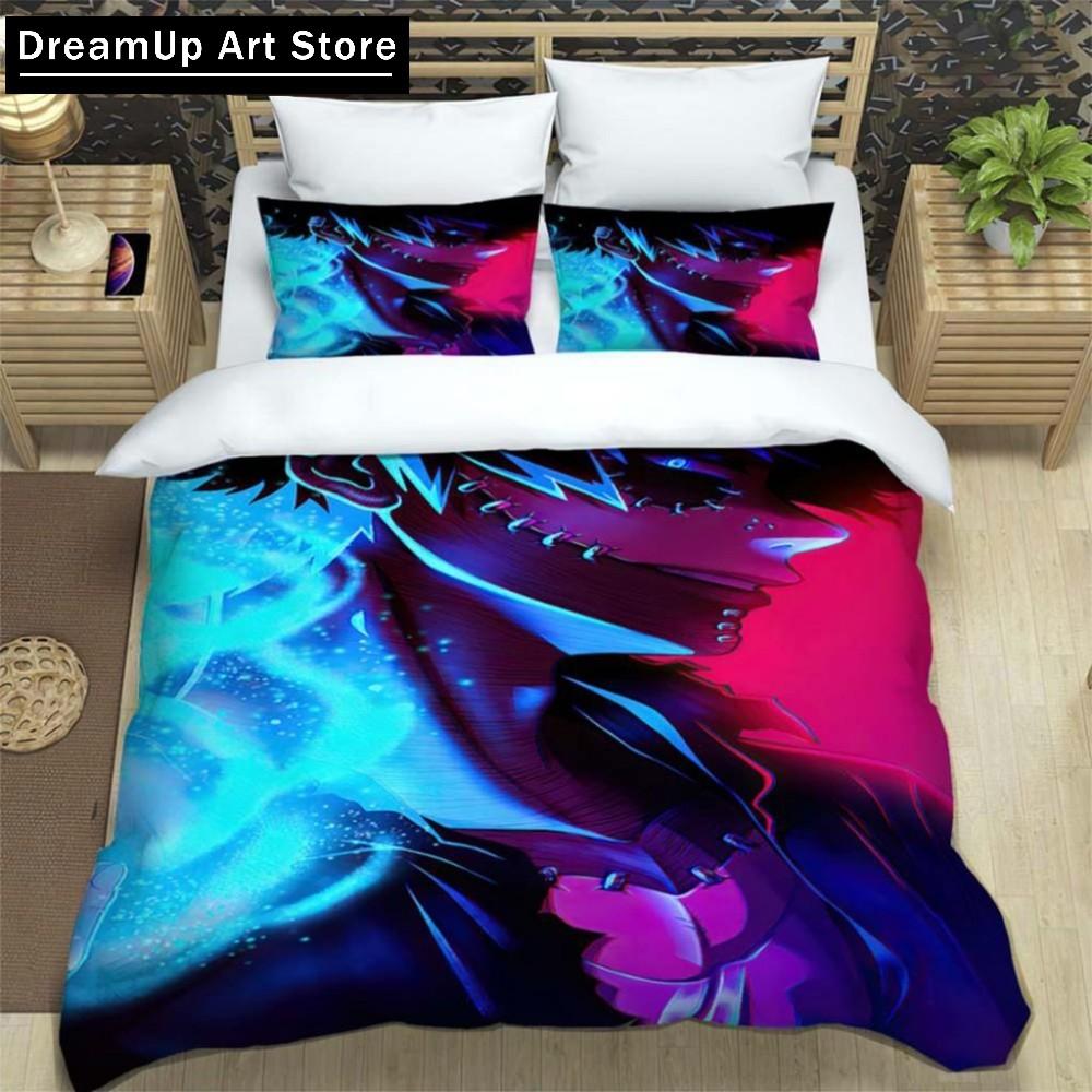 Anime My Hero Academia Cartoon Duvet Cover Bedding Set Bed Set Quilt Cover Twin Single Full Queen King Size Boys Adult