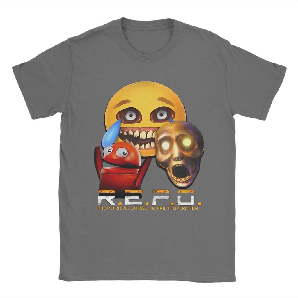 T-Shirt Homme T-Shirts en Coton T-Shirts à Manches Courtes Jeu Chaud Repo Robot Merch Imprimé