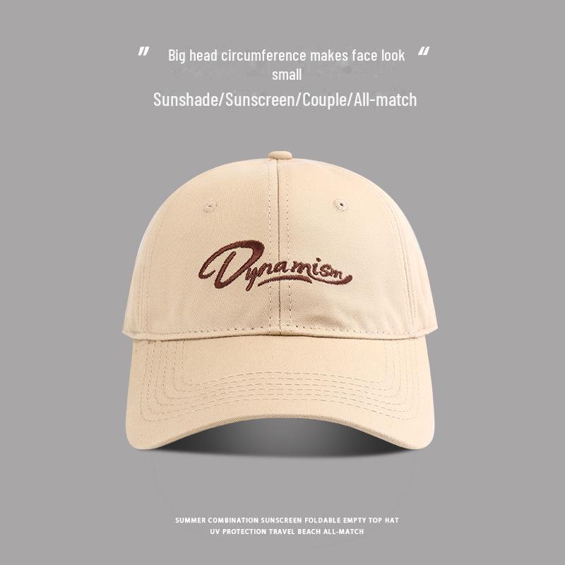 Șapcă de baseball brodată: Croială supradimensionată pentru femei, coroană adâncită, stil versatil pentru bărbați și femei, design cu cioc de rață mic