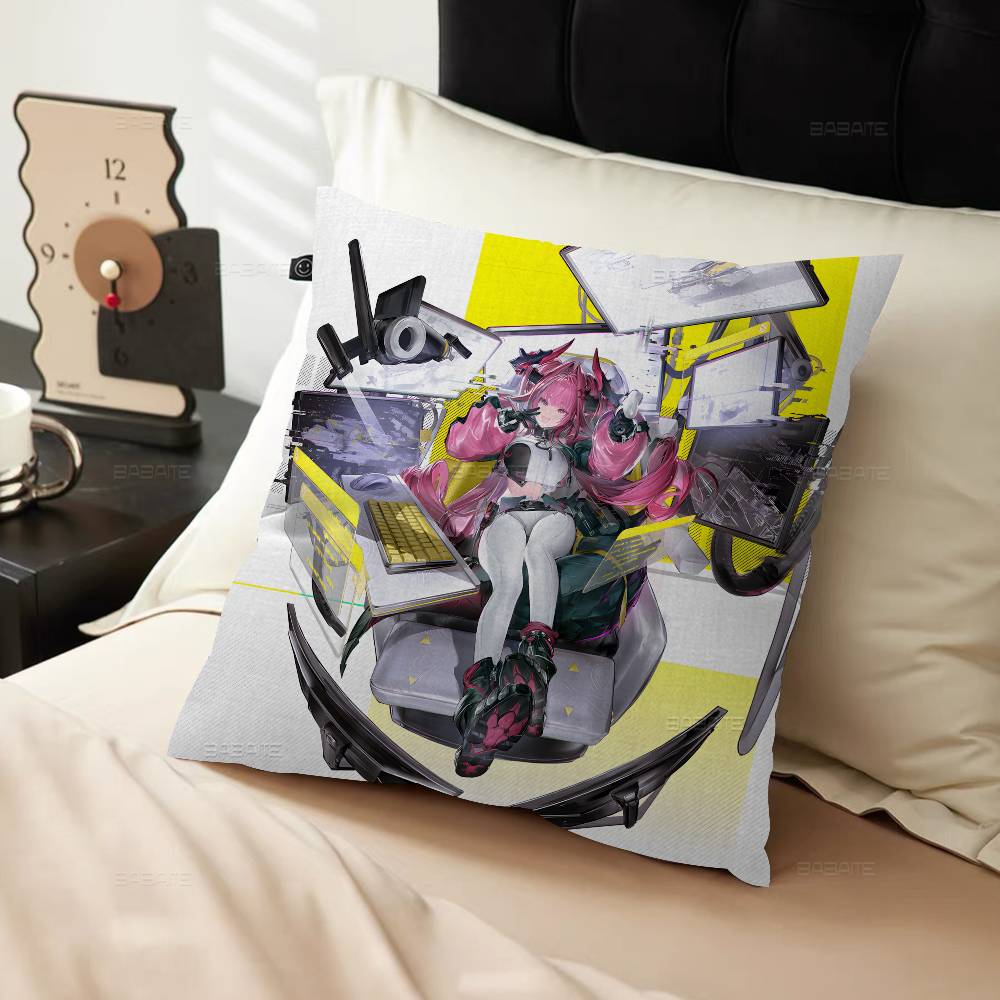 Arknights Endfield Pillow Gift Home Office Decoration Bedroom Sofa Car Cushion Cover case 45x45