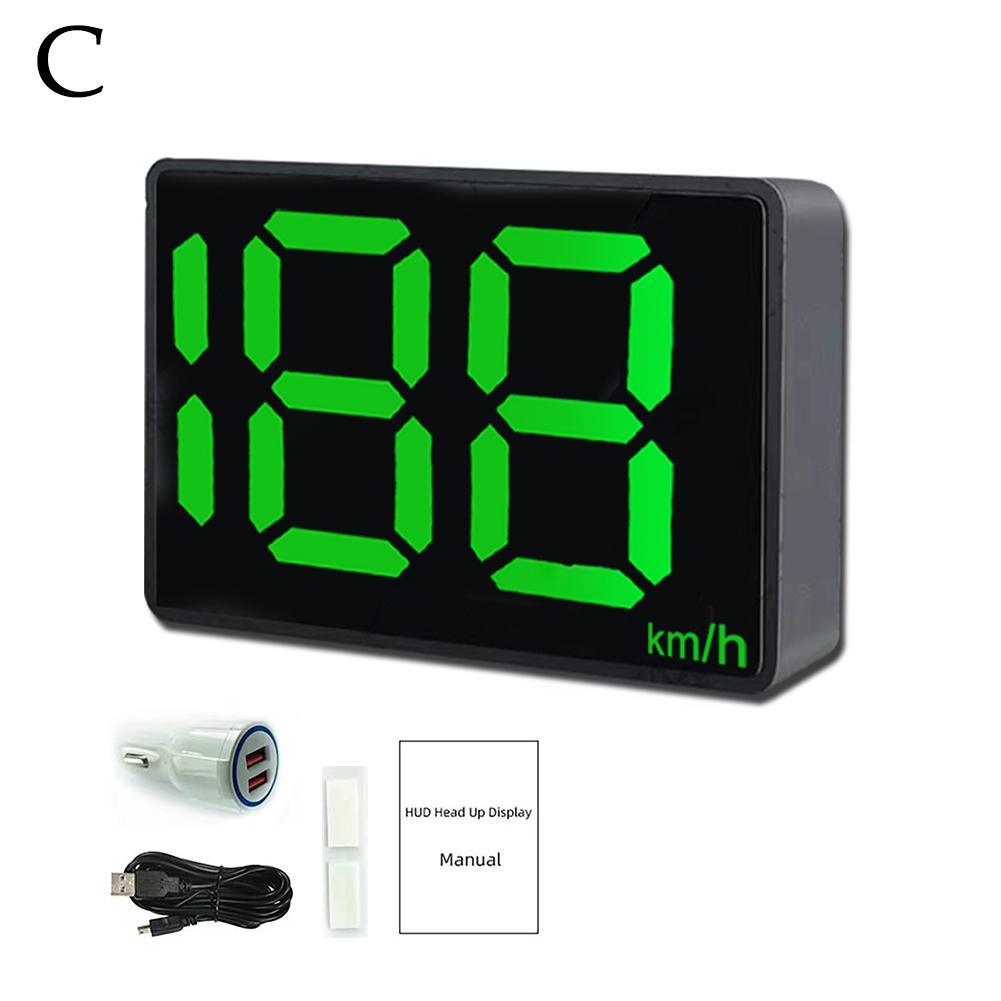Univerzální digitální GPS tachometr pro auto HUD Head-Up Display Zobrazení rychlosti KM/H MPH Systém alarmu překročení rychlosti