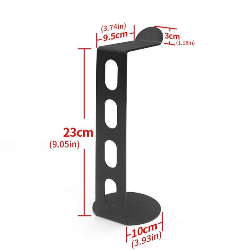 Universals Aluminum Over Ear Headphone Holder Stand For Desktop Storage And ClutterFree Workspaces