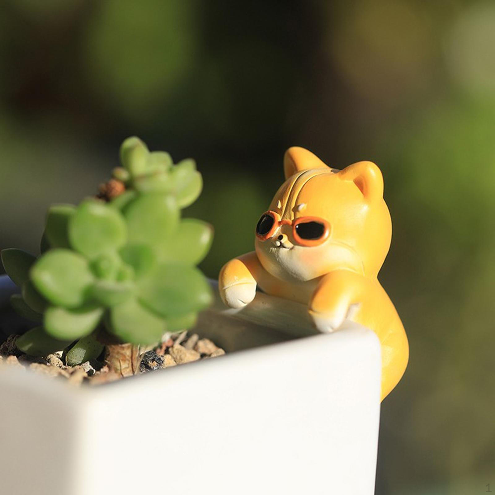 

Подвесная статуя животного, орнамент в горшке, цветочный горшок и ваза, садовая скульптура для