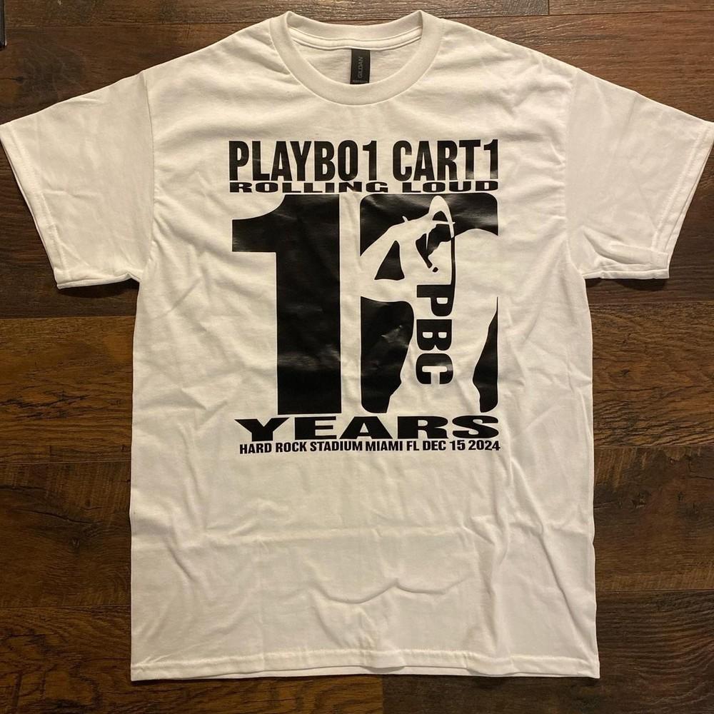 Playboy Carti Rolling Loud bootleg Tee Unisex Short Sleeve Shirt S5XL Unisex T-Shirt XXL