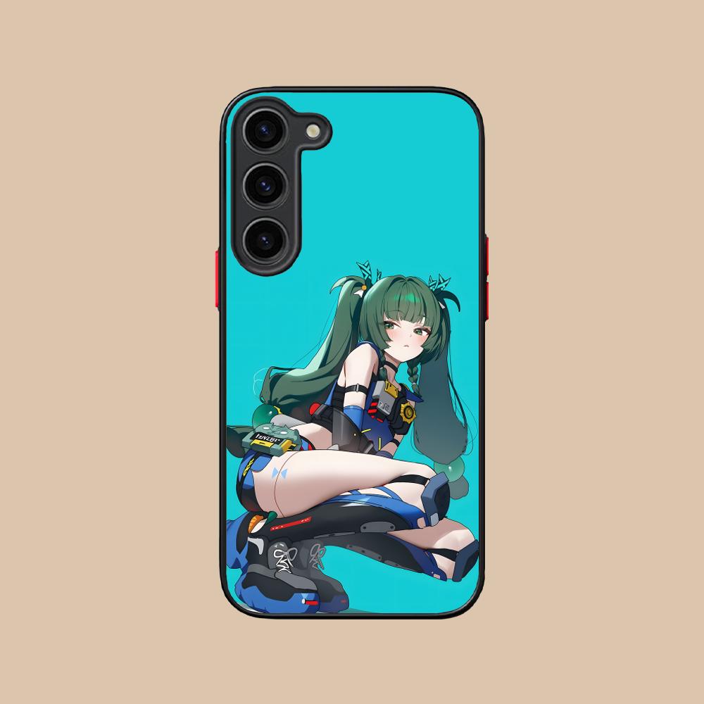 

Zenless Zone Zero QingYi Phone Case for Samsung Galaxy S25 S24 S23 S22 S21 Plus FE Ultra Colorful Silicone Cover Luxury Cover Galaxy S24 Ultra