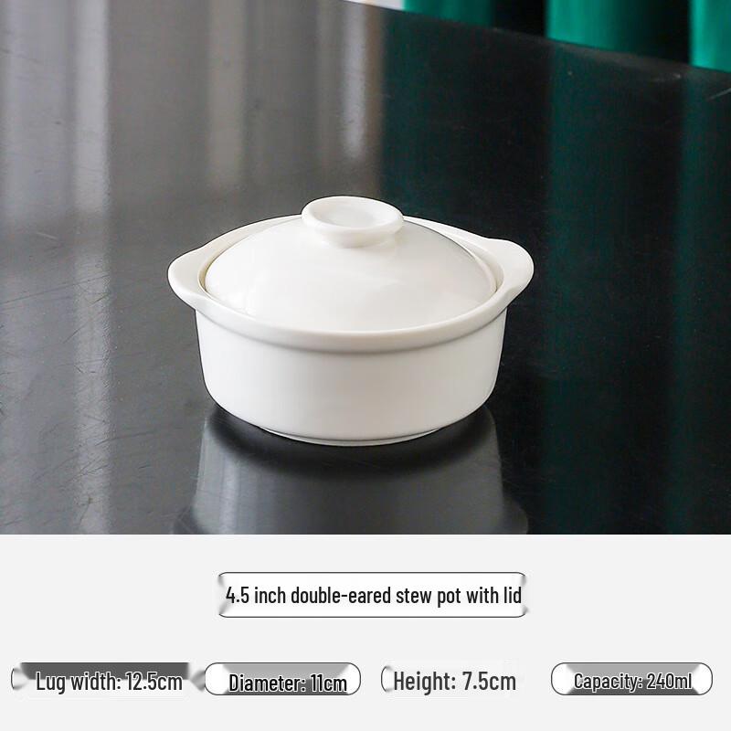 Ceramic Double Boiler Stew Pot