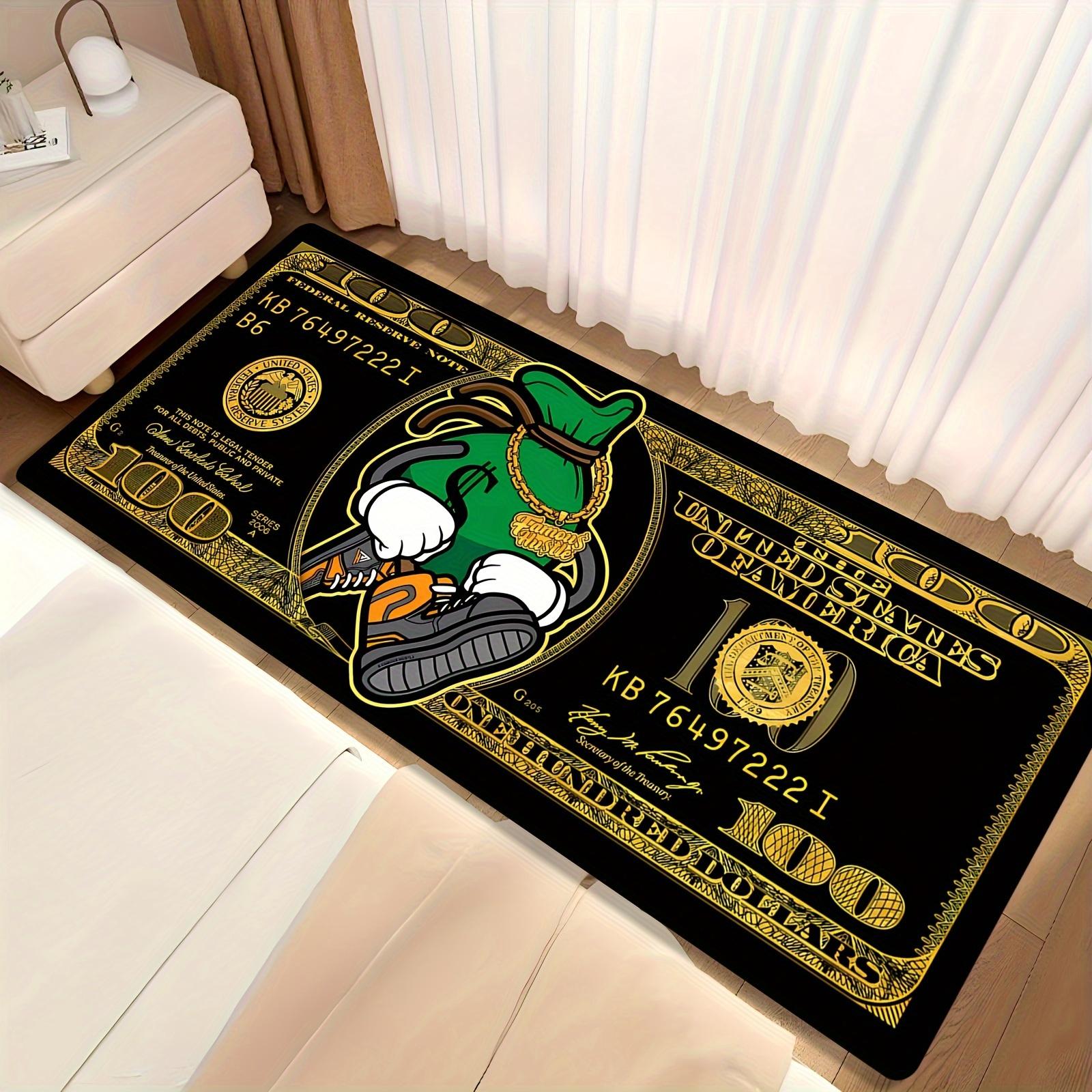 

Dollar Carpet Dirt-Resistant Floor Mat Bedside Blanket Soft Door Mat Carpet For Live Room Rug For Bedroom Welcome Mat Hom 45X120CM