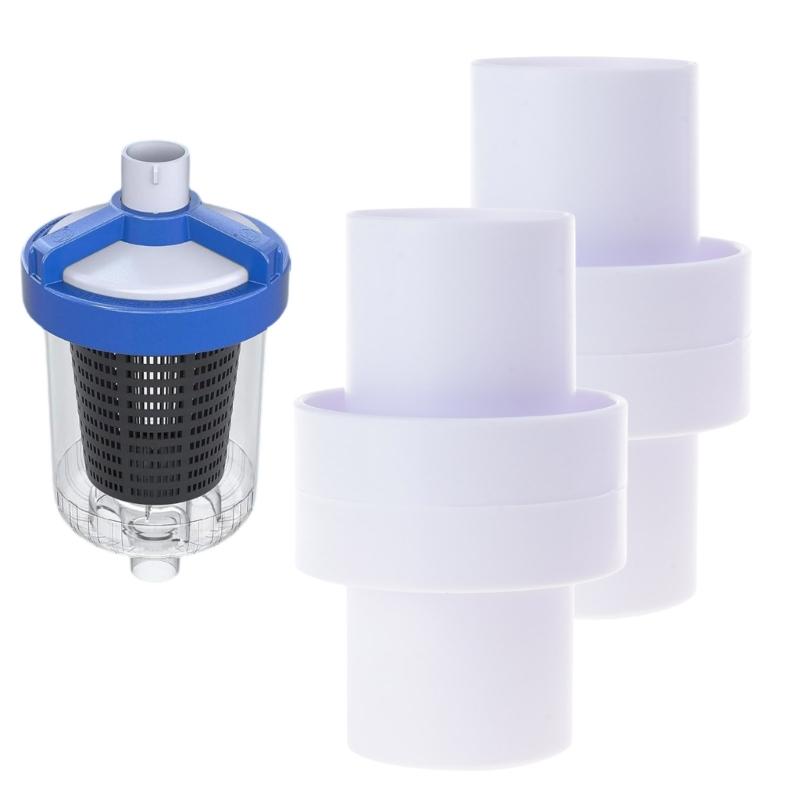 Pack of 2 Multifuntional Pool Vacuum Hose Adapter Pool Hose Connector ABS Texture Suitable for Plastic Pool Equipment