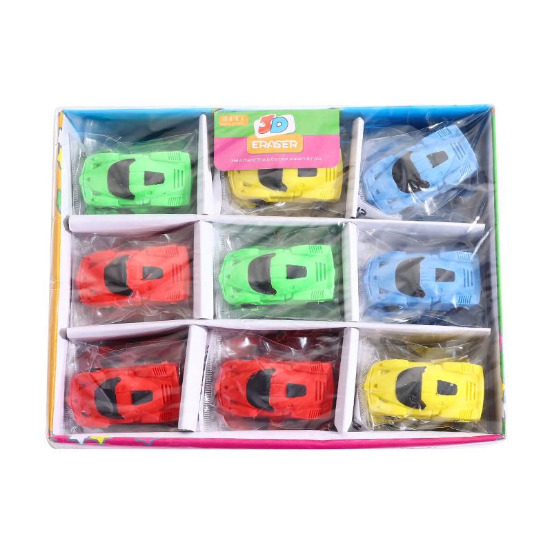 Detachable Small Car-Shaped Eraser for Primary School Students