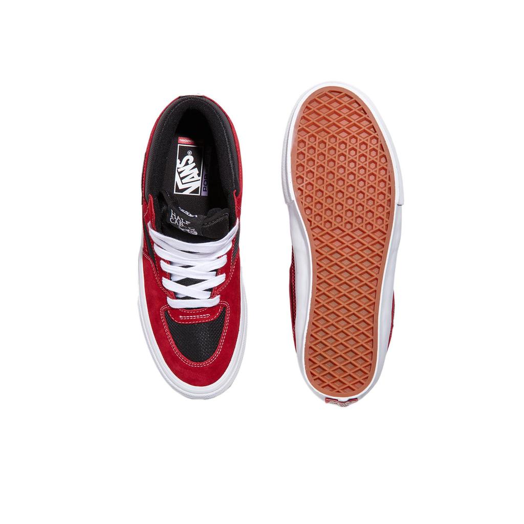 Vans Skate Classics Fashion Comfortable Casual Classic Durable Mid-Top Skate Shoes Unisex Sneaker Red Black VN0A2Z34REB