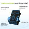 Ergonomic Memory Foam Lumbar Support Cushion for Car, Office Chair, and Wheelchair