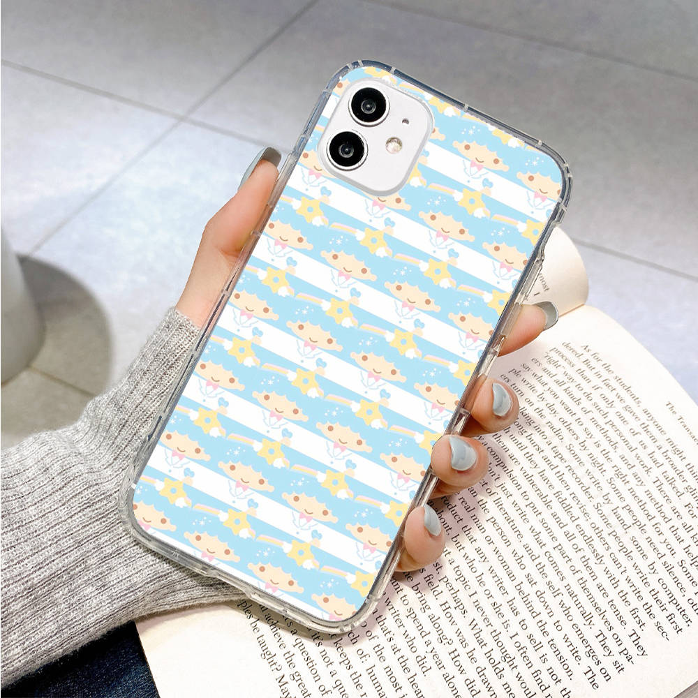 Case for Samsung A04 A14 A23 A34 A54 M23 M33 M52 M53 Realme 10 9 C30S C35 C55 VIVO Y02S Y21 Y51 X80 Pro Transparent Cover LI16 Little Twin Stars