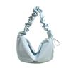 Niche Design Pleated Soft Leather Cloud Bag – Large Capacity, Trendy Single Shoulder Underarm Bag