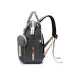 Fashionable Quilted Large-Capacity Backpack Mommy Bag; Multi-Functional Mommy Backpack for Traveling, Mother and Baby Bag