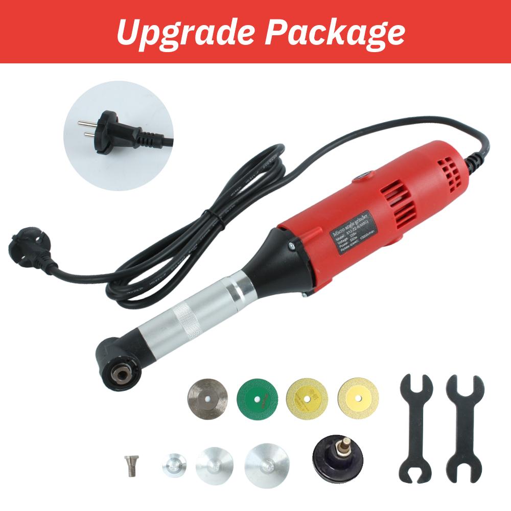 550W Multi-Functional Electric Angle Grinder 15000RPM Tile Grout Cleaning&Polishing Machine for Tile Deburring Cutting Polishing