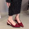 Beautiful Temperament Baotou Sandals Women's Spring and Summer 2025 New Versatile Block Heel High Heels