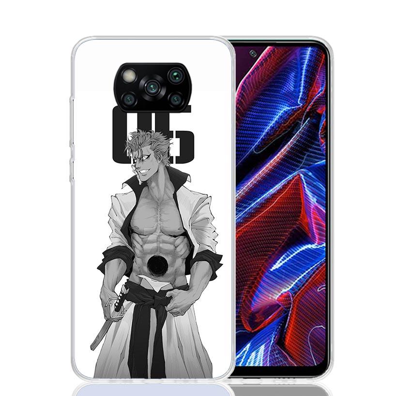 Bleach Grimmjow Case Phone Cover for Xiaomi Redmi Note 10 9 9S 8 8T 7 5 Pro Mi 12T 11T 10T 9T 12 11 Lite A3 A2 Trend Fundas Mi 1