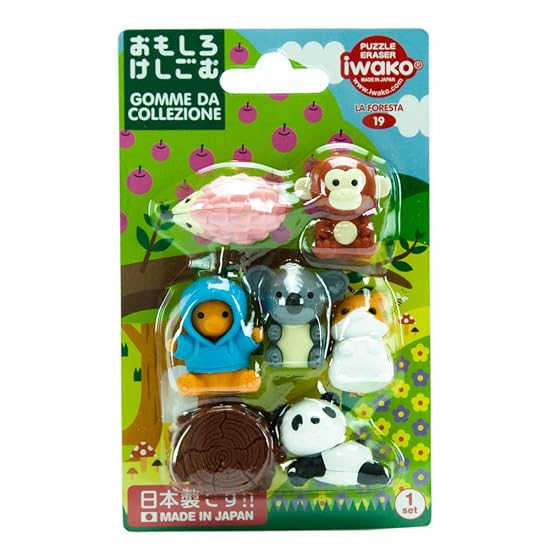 Blister Pack Fun Erasers: Forest Friends