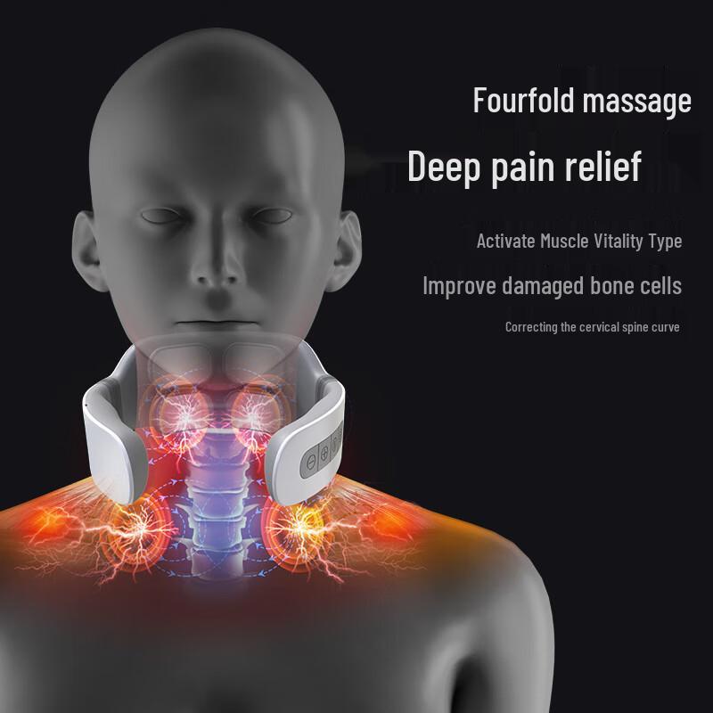 Ying'erde Smart Pulse Neck Massager with Heat Therapy