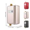 220V 3800W Electric Tankless Water Heater, Instant Hot Water Heater, Mini Water Heater with LCD Display for Home Commercial Use