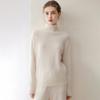 Women's 100% Pure Cashmere High Neck Long Sleeve Sweater - Autumn/Winter Collection