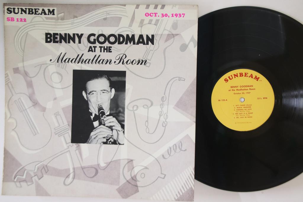 LP Record BENNY GOODMAN - At The Madhattan Room (Oct, 30. 193 SB122 SUNBEAM 1972 US Jazz Used