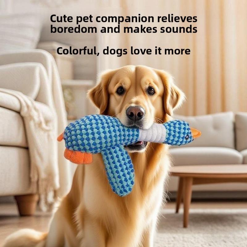 Dog Toys, Plush Wild Geese To Sleep with, Ducks That Are Resistant To Biting, Teeth Grinding and Vocalizing, Pet Vocalizing Dog Toys