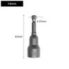 Grey Socket Wrench Chrome Vanadium Steel Easy Handling