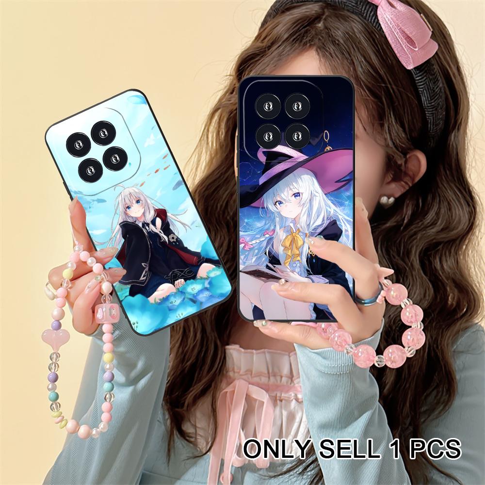 Wandering Witch Elaina Matte TPU Mobile Phone Case for Xiaomi 15 14 13 12 Mi 11 T Ultra Lite Pro S X 5G Colorful Printing Cover