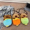 New Cute Plush Bag Kapibara Cute Capybara Doll Bag Shoulder Crossbody Girl Student Change Bag