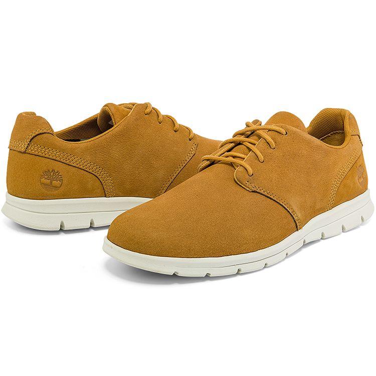 Timberland Graydon Vollnarbenleder Bequem Trendig Langlebig Wasserdicht Atmungsaktiv Leicht Knöchelhoch Freizeitschuhe Herren Sneaker Weizen A411H