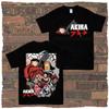 Akira Tetsuo & Kaneda Print T-shirt Men Women Oversized Short Sleeve Cotton Streetwear Japanese Anime Magan Female Male Clothing